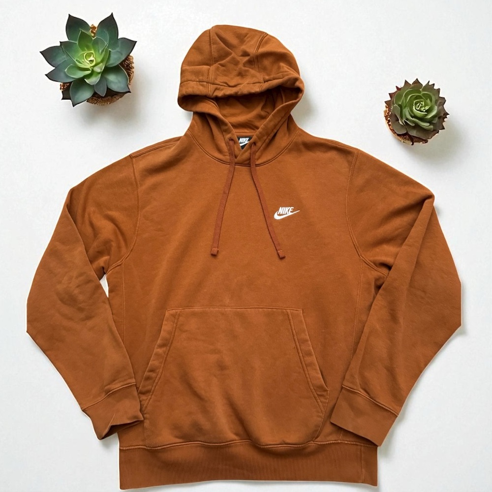 #81 Nike Men's COFFEE BROWN colored Hoodie